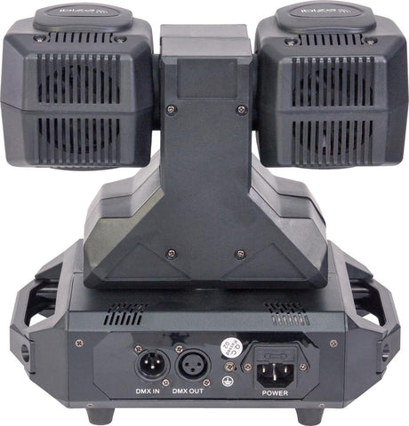 Ibiza Light MHBEAM60-FX - Dual 2-in-1 30W Wash & Beam LED Moving Head with DMX Control
