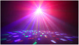 Pulse Vortices - Multi-FX RGBWA LED Moonflower DJ Disco Light with Front Panel SMD Matrix
