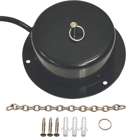 FXLAB G007NV - 1 RPM Mains Powered Mirror Ball Motor With Fixing Kit and Hanging Chain