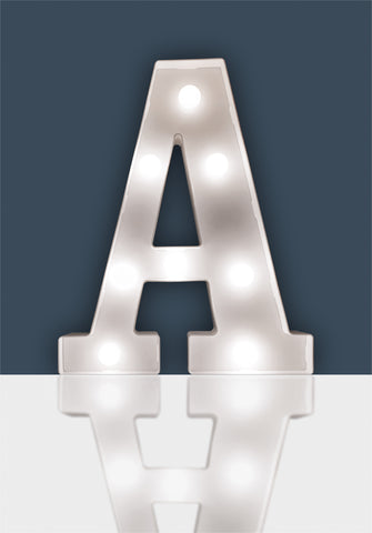St Helens Home and Garden GH1121A - "A" Battery Operated 3D LED Letter Light