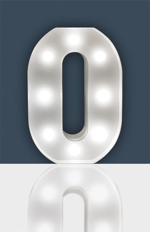 St Helens Home and Garden GH1121O - "O" Battery Operated 3D LED Letter Light