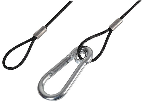 Pulse PLS00448A - Black Wire Safety Bond, 2mm x 350mm