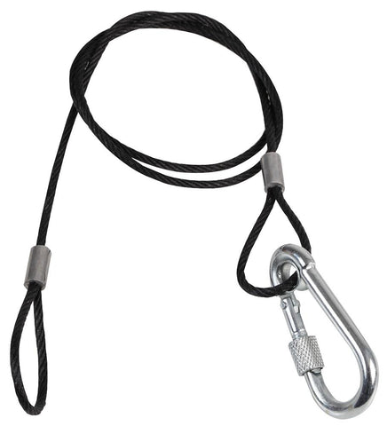 Pulse PLS00470A - Black Wire Safety Bond - 3mm x 750mm