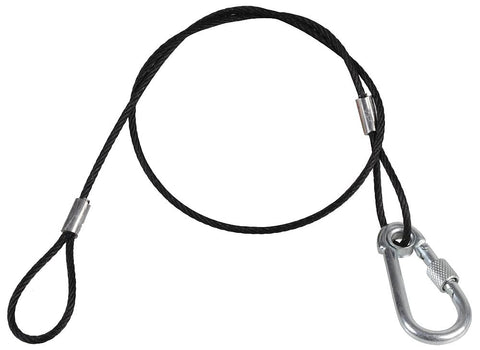 Pulse PLS00469A - Black Wire Safety Bond - 3mm x 600mm