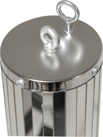 FXLAB G007F - 9cm Silver Mirror Cylinder