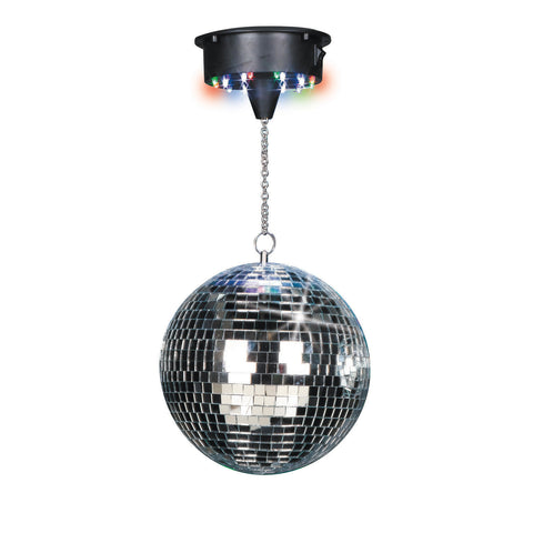Cheetah G017KM - 10cm Silver Mirror Ball Kit With Sound To Light Motor