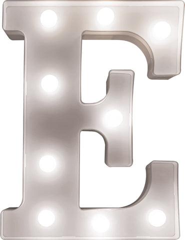St Helens Home and Garden GH1121E - "E" Battery Operated 3D LED Letter Light