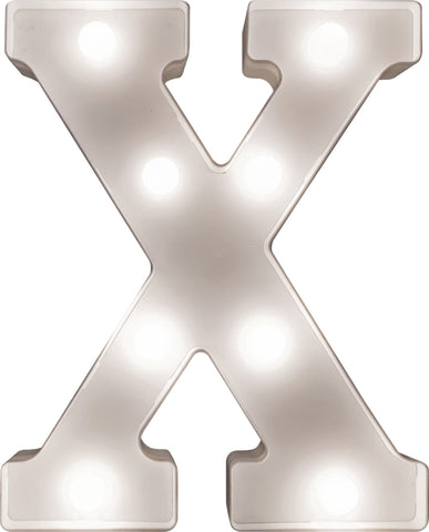 St Helens Home and Garden GH1121X - "X" Battery Operated 3D LED Letter Light