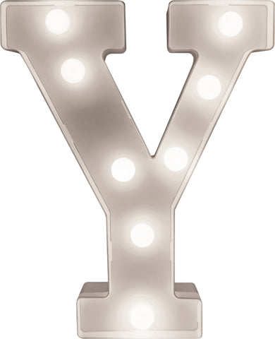 St Helens Home and Garden GH1121Y - "Y" Battery Operated 3D LED Letter Light