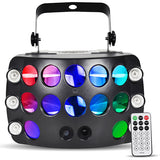 QTX Butterfly Effect - 3-in-1 LED & Laser Effect Light