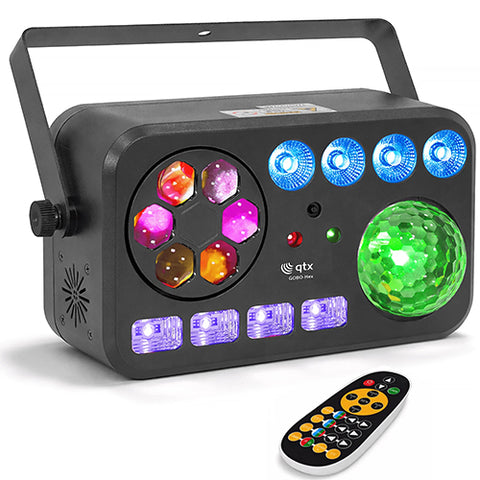 QTX GOBO-Hex - 6-in-1 LED & Laser Effect