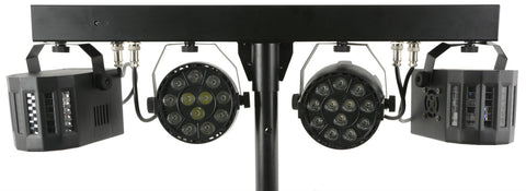 QTX Derby FX Bar - LED Derby FX Bar with Stand