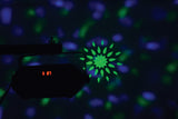 QTX Tetra - LED Moonflower + Ripple + Strobe/UV + Laser Effect