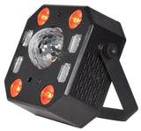 QTX Pentaflash - 5-in-1 LED & Laser Effect - discolighting.co.uk