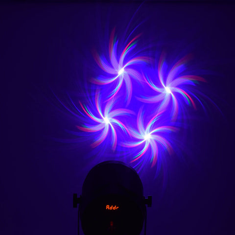 QTX Mesmerizer - 3D Animation Laser with LED Par Lights