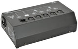 QTX DMX-D4 - 4 Way DMX Booster/Distributor - discolighting.co.uk