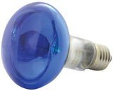 QTX R80-B - R80 Blue Reflector Bulb E27 - discolighting.co.uk