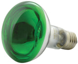 QTX R80-G - R80 Green Reflector Bulb E27 - discolighting.co.uk