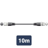 QTX 177.910UK - 10m Professional 3 Pin DMX Lighting Lead