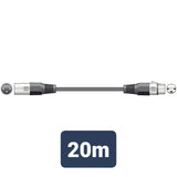 QTX 177.913UK - 20m Professional 3 Pin DMX Lighting Lead