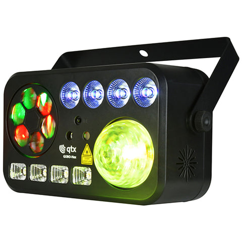 QTX GOBO-Hex - 6-in-1 LED & Laser Effect