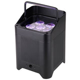 Citronic ViPAR - 6x18W Smart Rechargeable RGBWA/UV PAR Uplighter