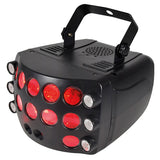 QTX Butterfly Effect - 3-in-1 LED & Laser Effect Light