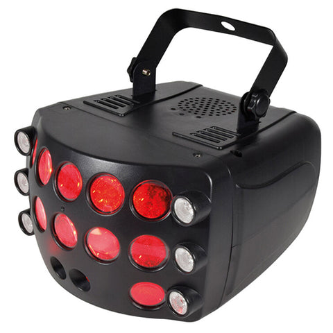 QTX Butterfly Effect - 3-in-1 LED & Laser Effect Light