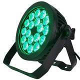 Citronic MagicPAR-220 - 18 x 12W RGBWA/UV Fanless PAR Can Black LED PAR CANS