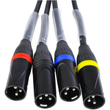 QTX RJ45 to DMX X-core With Male Tails