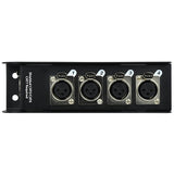 QTX RJ45 to DMX X-core Adaptor Box With Female XLR Sockets