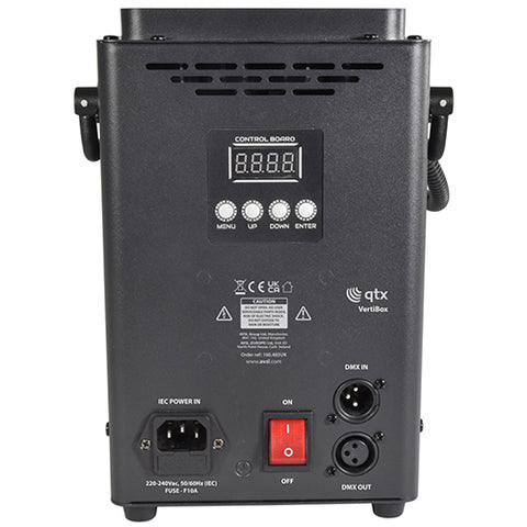 QTX VertiBox - Compact Vertical LED Fog Machine
