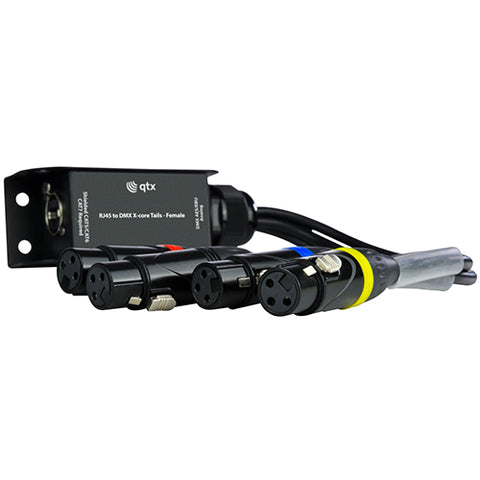 QTX RJ45 to DMX X-core With Female Tails