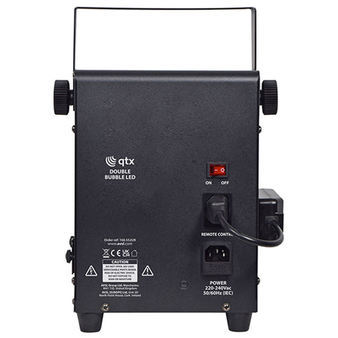 QTX Double Bubble LED - High Output Bubble Machine with LEDs