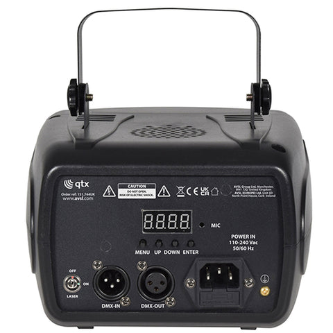 QTX Butterfly Effect - 3-in-1 LED & Laser Effect Light