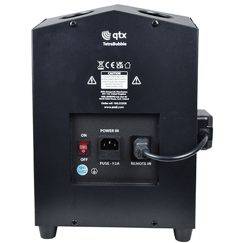 QTX Tetra Bubble - High Output 4-Wheel Bubble Machine