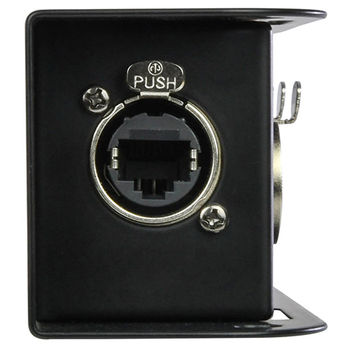 Dmx Socket Box QTX RJ45 to DMX X-core Adaptor Box With Female XLR Sockets ...