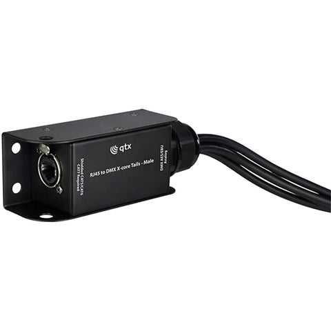 QTX RJ45 to DMX X-core With Male Tails