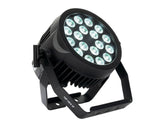 ADJ 18P HEX IP - PAR Outdoor Rated 18x12W RGBAW LEDs Black