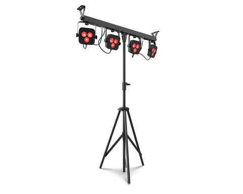 Chauvet 4Bar LTBT - 4-Head Wash Tripod with Footswitch BTAir Compatible