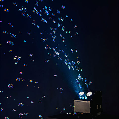 QTX Double Bubble LED - High Output Bubble Machine with LEDs