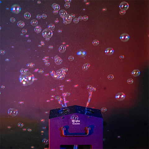 QTX Tetra Bubble - High Output 4-Wheel Bubble Machine