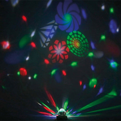 QTX Crystal Blaze - Tabletop LED Light Effect with GOBOs