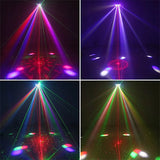 QTX Butterfly Effect - 3-in-1 LED & Laser Effect Light