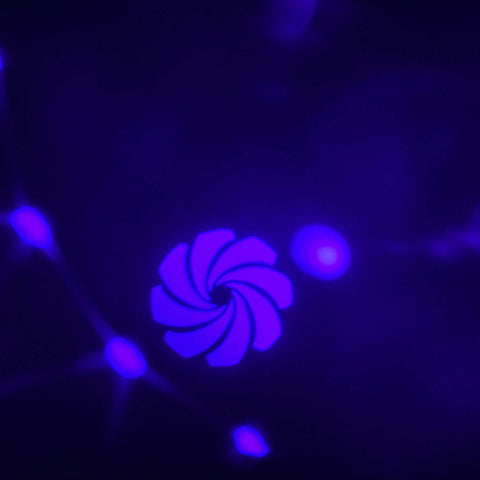 QTX Crystal Blaze - Tabletop LED Light Effect with GOBOs