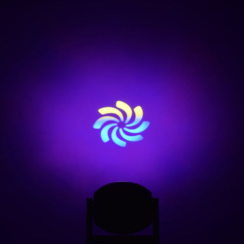 QTX GOBO Spotwash - 100W LED Moving Head with GOBOs