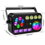 QTX GOBO-Hex - 6-in-1 LED & Laser Effect