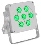 LEDJ Slimline 7Q5 - 7 x 5W RGBW LED PAR Can, White LEDJ59A