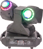 Ibiza Light MHBEAM60-FX - Dual 2-in-1 30W Wash & Beam LED Moving Head with DMX Control