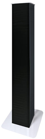 Novopro PS1XL - Height Adjustable Podium / Plinth Stand, 100-175cm, White